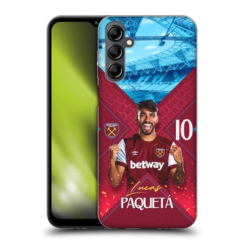 West Ham United FC 2023/24 First Team Lucas Paquetá Soft Gel Case for Samsung Galaxy M14 5G