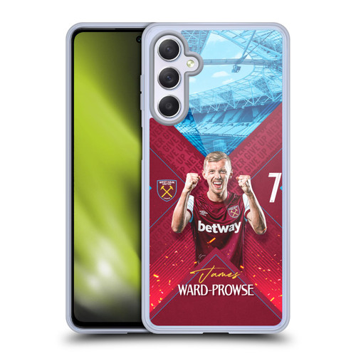 West Ham United FC 2023/24 First Team James Ward-Prowse Soft Gel Case for Samsung Galaxy M54 5G