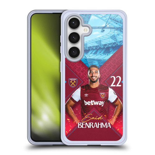 West Ham United FC 2023/24 First Team Saïd Benrahma Soft Gel Case for Samsung Galaxy S24 5G