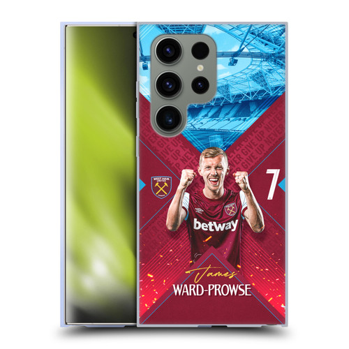 West Ham United FC 2023/24 First Team James Ward-Prowse Soft Gel Case for Samsung Galaxy S24 Ultra 5G