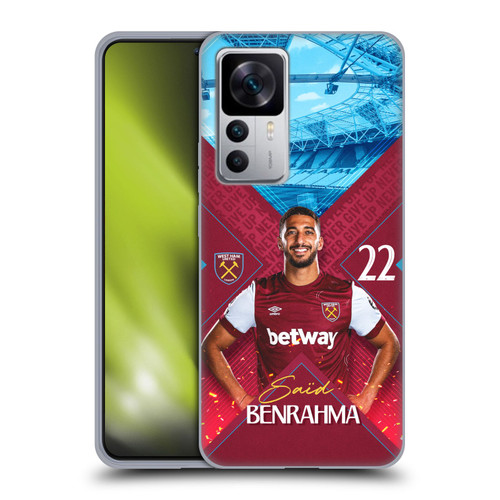 West Ham United FC 2023/24 First Team Saïd Benrahma Soft Gel Case for Xiaomi 12T 5G / 12T Pro 5G / Redmi K50 Ultra 5G