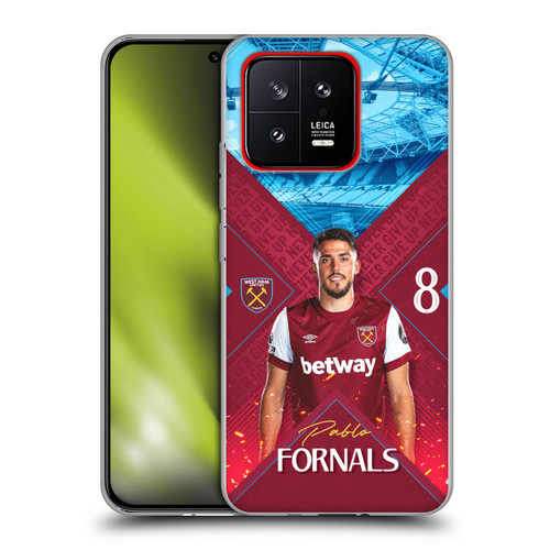 West Ham United FC 2023/24 First Team Pablo Fornals Soft Gel Case for Xiaomi 13 5G