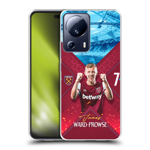 West Ham United FC 2023/24 First Team James Ward-Prowse Soft Gel Case for Xiaomi 13 Lite 5G