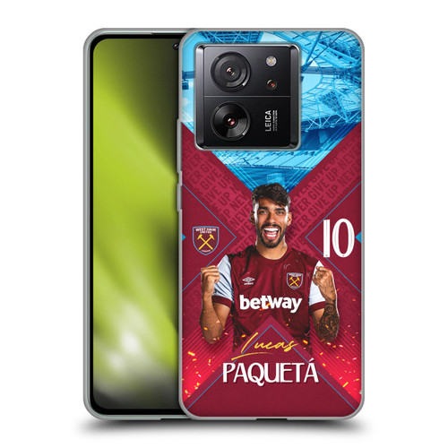 West Ham United FC 2023/24 First Team Lucas Paquetá Soft Gel Case for Xiaomi 13T 5G / 13T Pro 5G