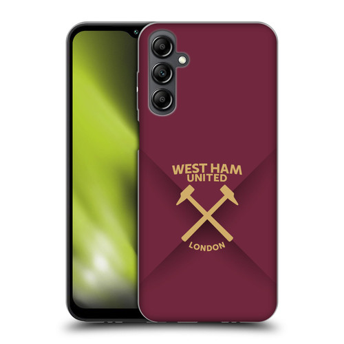West Ham United FC Hammer Marque Kit Gradient Soft Gel Case for Samsung Galaxy M14 5G