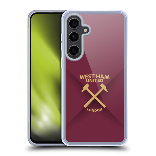 West Ham United FC Hammer Marque Kit Gradient Soft Gel Case for Samsung Galaxy S24+ 5G