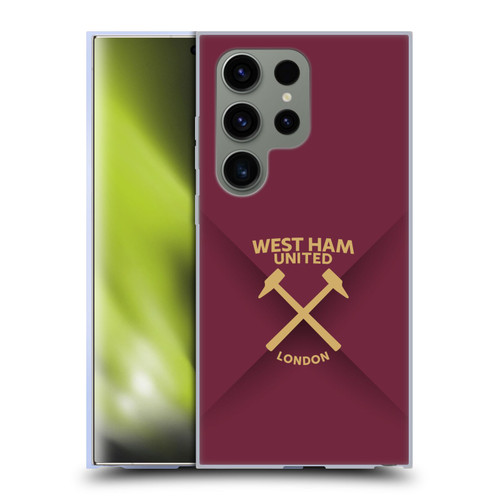 West Ham United FC Hammer Marque Kit Gradient Soft Gel Case for Samsung Galaxy S24 Ultra 5G