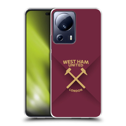 West Ham United FC Hammer Marque Kit Gradient Soft Gel Case for Xiaomi 13 Lite 5G