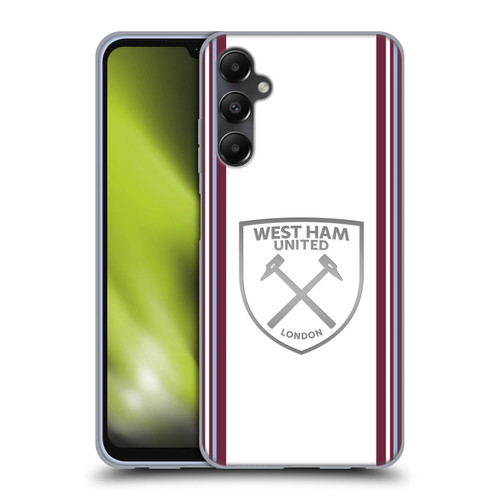 West Ham United FC 2023/24 Crest Kit Away Soft Gel Case for Samsung Galaxy A05s