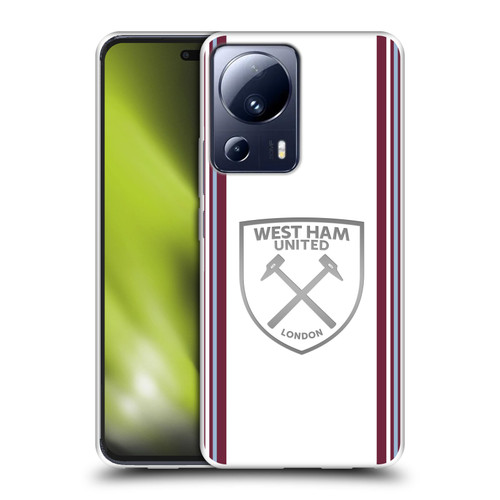 West Ham United FC 2023/24 Crest Kit Away Soft Gel Case for Xiaomi 13 Lite 5G