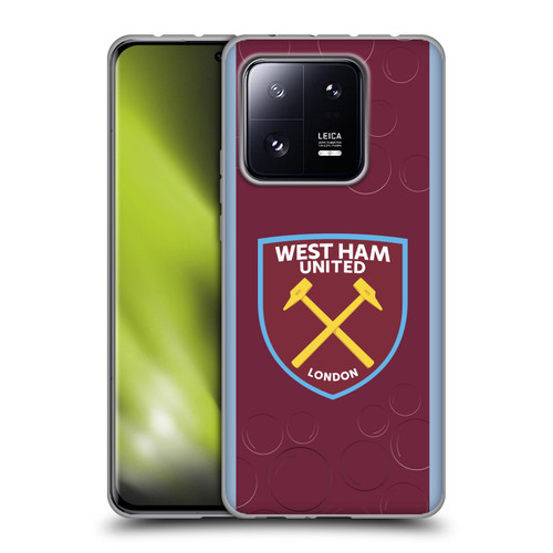 West Ham United FC 2023/24 Crest Kit Home Soft Gel Case for Xiaomi 13 Pro 5G
