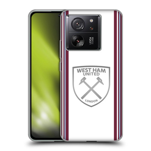 West Ham United FC 2023/24 Crest Kit Away Soft Gel Case for Xiaomi 13T 5G / 13T Pro 5G