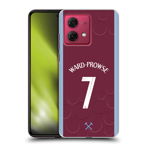 West Ham United FC 2023/24 Players Home Kit James Ward-Prowse Soft Gel Case for Motorola Moto G84 5G