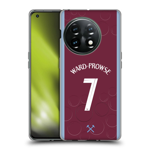 West Ham United FC 2023/24 Players Home Kit James Ward-Prowse Soft Gel Case for OnePlus 11 5G