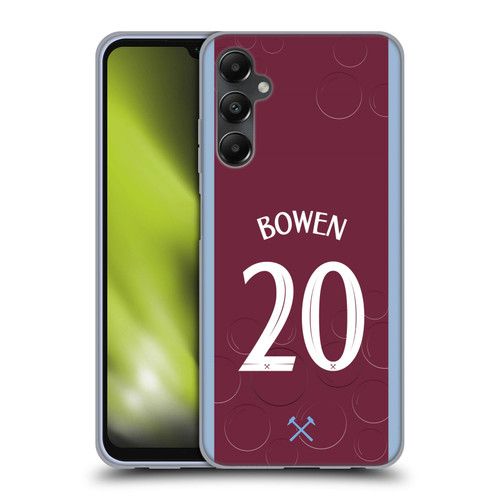 West Ham United FC 2023/24 Players Home Kit Jarrod Bowen Soft Gel Case for Samsung Galaxy A05s