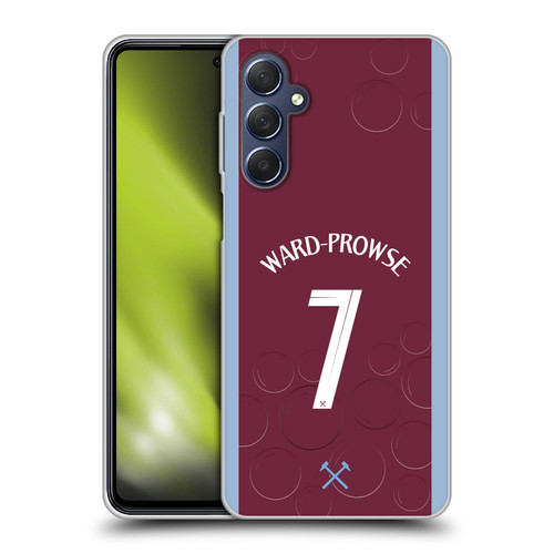 West Ham United FC 2023/24 Players Home Kit James Ward-Prowse Soft Gel Case for Samsung Galaxy M54 5G