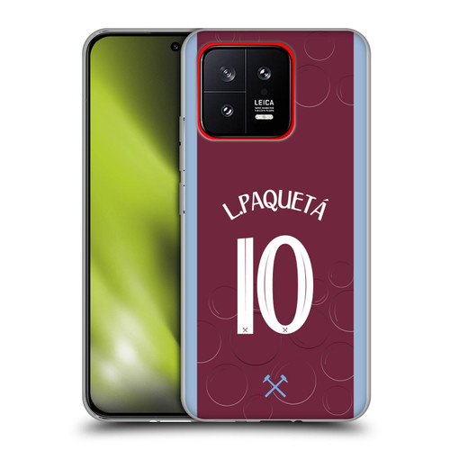 West Ham United FC 2023/24 Players Home Kit Lucas Paquetá Soft Gel Case for Xiaomi 13 5G