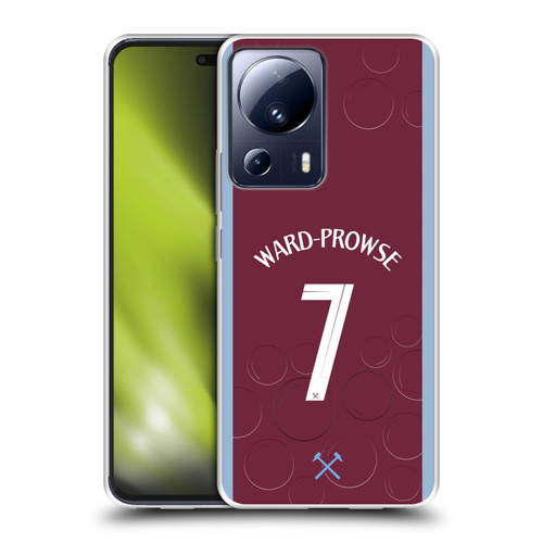West Ham United FC 2023/24 Players Home Kit James Ward-Prowse Soft Gel Case for Xiaomi 13 Lite 5G