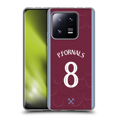 West Ham United FC 2023/24 Players Home Kit Pablo Fornals Soft Gel Case for Xiaomi 13 Pro 5G