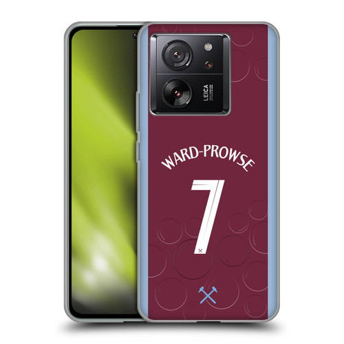 West Ham United FC 2023/24 Players Home Kit James Ward-Prowse Soft Gel Case for Xiaomi 13T 5G / 13T Pro 5G