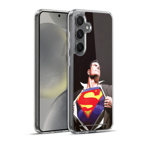 Superman DC Comics Famous Comic Book Covers Forever Soft Gel Case for Samsung Galaxy S24+ 5G & MagSafe