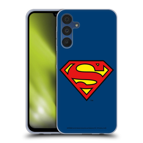 Superman DC Comics Logos Classic Soft Gel Case for Samsung Galaxy A15 Superman DC Comics Logos Classic Soft Gel Case for Samsung Galaxy A15