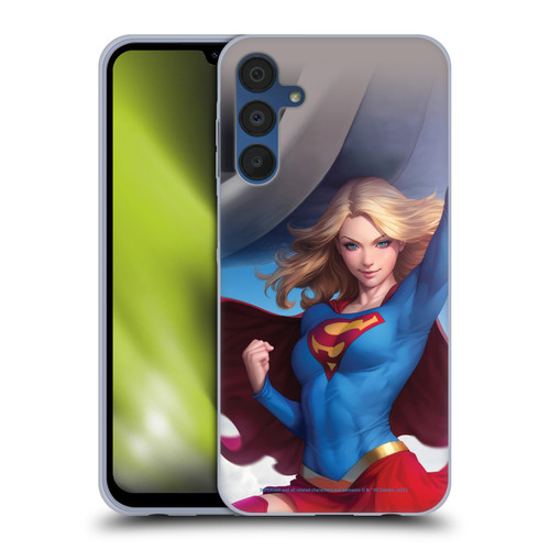 Superman DC Comics Supergirl Comic Art #12 Variant Soft Gel Case for Samsung Galaxy A15