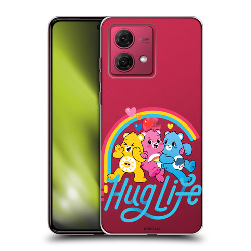 Care Bears Graphics Group Hug Life Soft Gel Case for Motorola Moto G84 5G