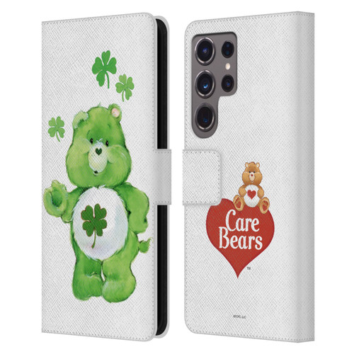 Care Bears Classic Good Luck Leather Book Wallet Case Cover For Samsung Galaxy S24 Ultra 5G