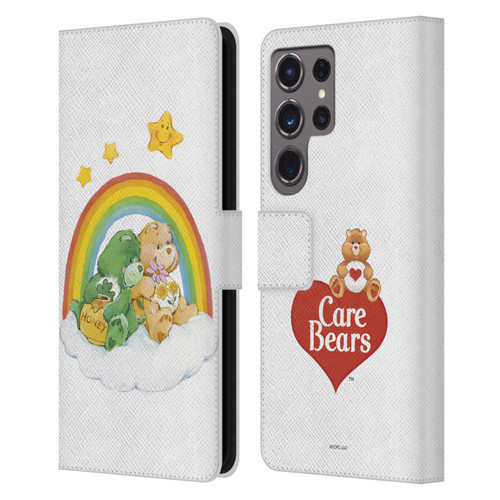 Care Bears Classic Rainbow 2 Leather Book Wallet Case Cover For Samsung Galaxy S24 Ultra 5G