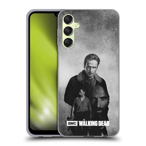 AMC The Walking Dead Double Exposure Rick Soft Gel Case for Samsung Galaxy A24 4G / Galaxy M34 5G