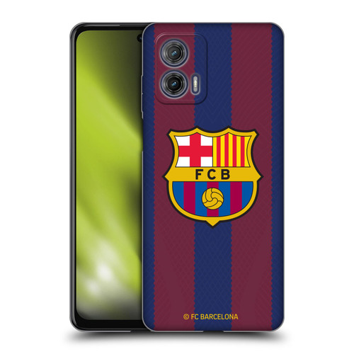 FC Barcelona 2023/24 Crest Kit Home Soft Gel Case for Motorola Moto G73 5G