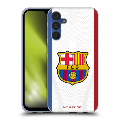 FC Barcelona 2023/24 Crest Kit Away Soft Gel Case for Samsung Galaxy A15
