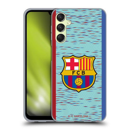 FC Barcelona 2023/24 Crest Kit Third Soft Gel Case for Samsung Galaxy A24 4G / M34 5G