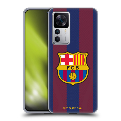 FC Barcelona 2023/24 Crest Kit Home Soft Gel Case for Xiaomi 12T 5G / 12T Pro 5G / Redmi K50 Ultra 5G