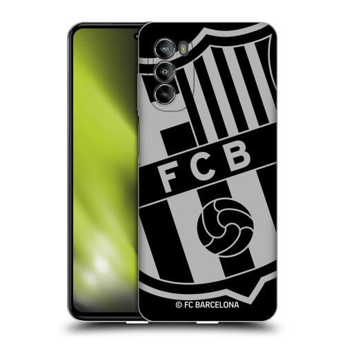 FC Barcelona Crest Oversized Soft Gel Case for Motorola Moto G82 5G