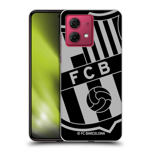 FC Barcelona Crest Oversized Soft Gel Case for Motorola Moto G84 5G