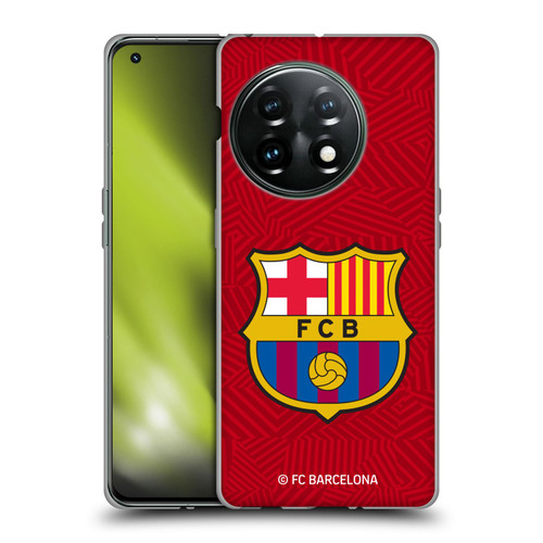 FC Barcelona Crest Red Soft Gel Case for OnePlus 11 5G