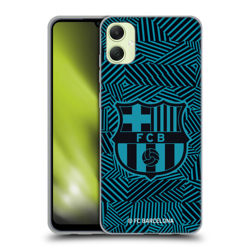 FC Barcelona Crest Black Soft Gel Case for Samsung Galaxy A05