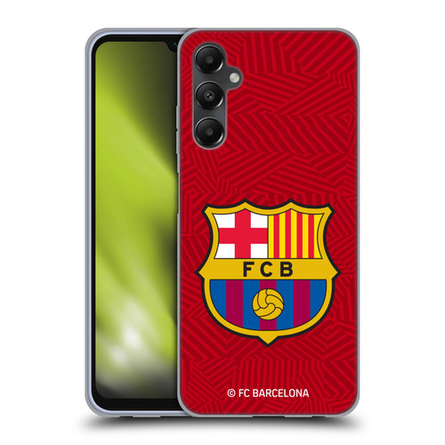 FC Barcelona Crest Red Soft Gel Case for Samsung Galaxy A05s