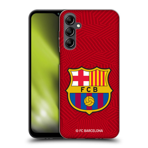 FC Barcelona Crest Red Soft Gel Case for Samsung Galaxy M14 5G