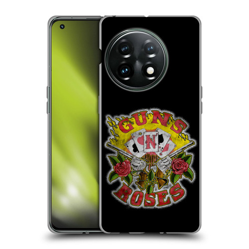 Guns N' Roses Band Art Cards Soft Gel Case for OnePlus 11 5G