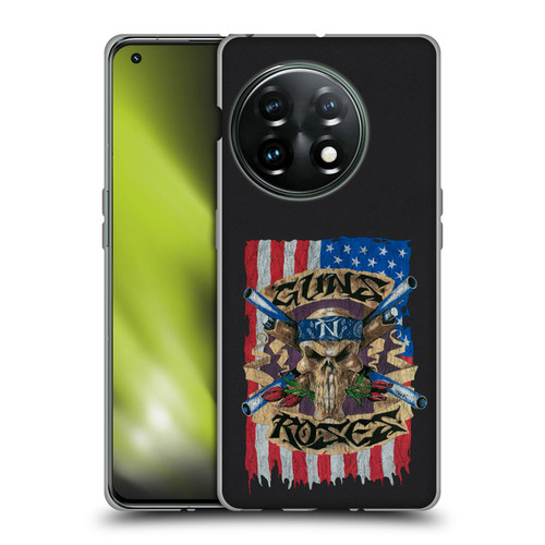 Guns N' Roses Band Art Flag Soft Gel Case for OnePlus 11 5G