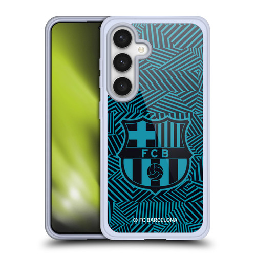 FC Barcelona Crest Black Soft Gel Case for Samsung Galaxy S24 5G