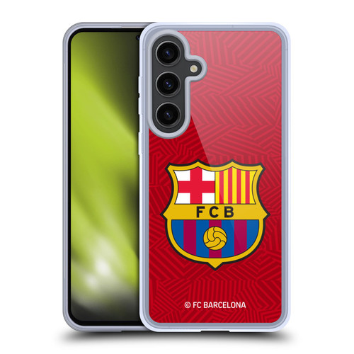 FC Barcelona Crest Red Soft Gel Case for Samsung Galaxy S24+ 5G