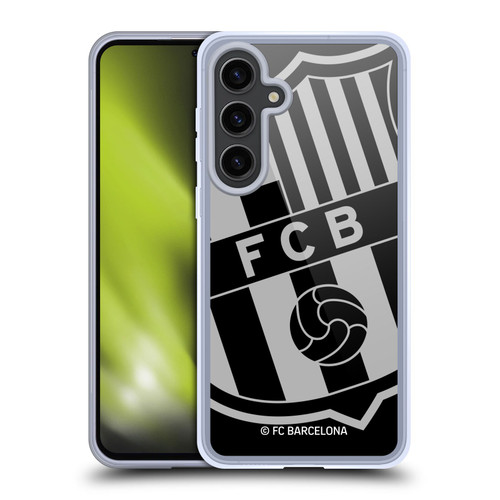 FC Barcelona Crest Oversized Soft Gel Case for Samsung Galaxy S24+ 5G