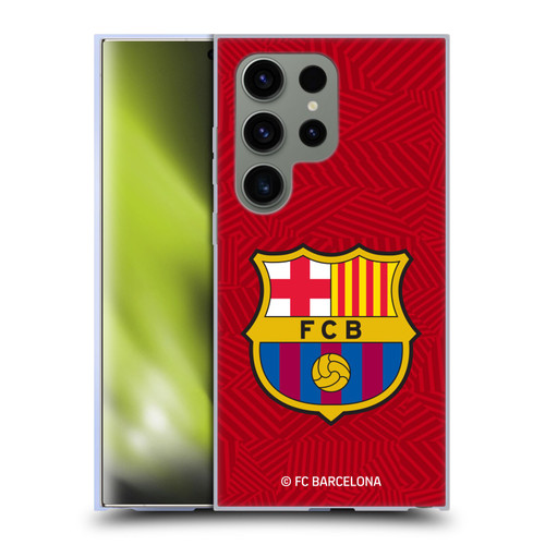 FC Barcelona Crest Red Soft Gel Case for Samsung Galaxy S24 Ultra 5G