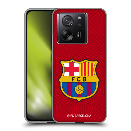 FC Barcelona Crest Red Soft Gel Case for Xiaomi 13T 5G / 13T Pro 5G