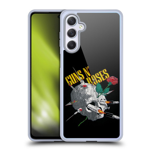 Guns N' Roses Band Art Needles Skull Vintage Soft Gel Case for Samsung Galaxy M54 5G