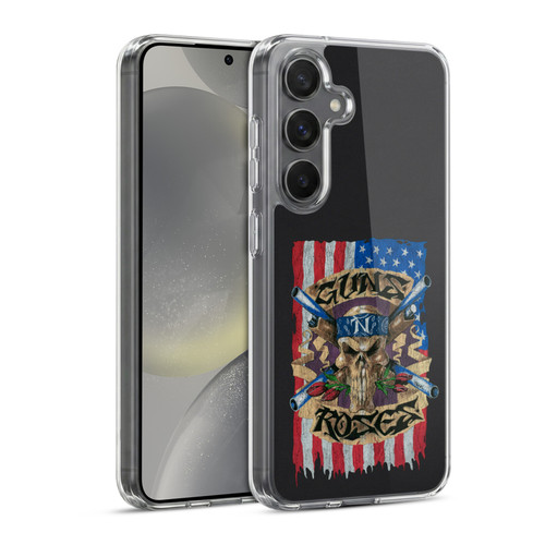 Guns N' Roses Band Art Flag Soft Gel Case for Samsung Galaxy S24 5G & MagSafe